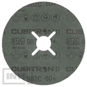 Круг на фібровій основі 3М™ Cubitron™II 982C, P60, 125ммх22мм, 27624