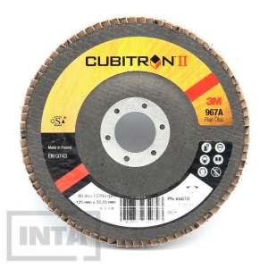 Торцевой плоский лепестковый круг 3М™ Cubitron II™ 967A, 65069, 65070, 65071, 125 мм
