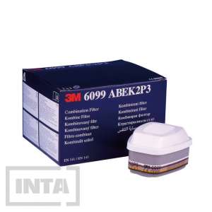 Фильтр от газов и паров и аэрозолей 3М™ 6099 A2B/2E2/K2H/GP3 R + формальдегид