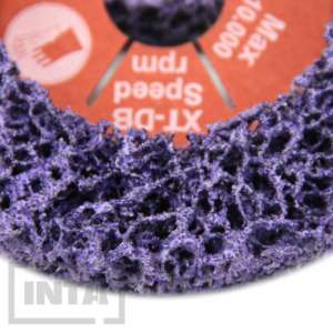 Круг зачисний 3М™ Scotch-Brite™ XT-DB 115х22мм, фіолетовий на фібровій основі, 05816