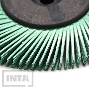 Полимерный круг 3М™ Scotch-Brite™ Bristle BB-ZB, P50, 150х12мм, зеленый, 27605