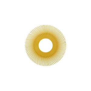 Полімерний круг 3М™ Scotch-Brite™ Bristle BB-ZB, P80, 150х12мм, жовтий, 27606, 27623