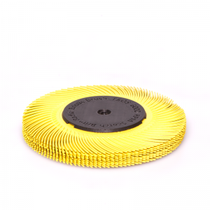 Полімерний круг 3М™ Scotch-Brite™ Bristle BB-ZB, P80, 150х12мм, 33215, 33055, жовтий