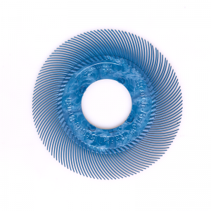 Полімерний круг 3М™ Scotch-Brite™ Bristle BB-ZB, P400, 150х12мм, синій, 33214, 33058