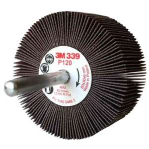 Лепестковый круг (щетка) 3М™ 339SM, P120, 60x30мм, шпиндель 6мм, 64510
