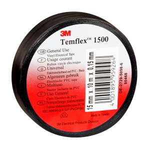 Изолента 3М™ Temflex™ 1500, черная