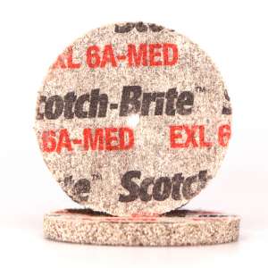 Объёмные шлифовальные круги 3М™ Scotch-Brite™ XL-UW, 6A MED, 6 мм, 33300-150, 33300-55, 33300-38