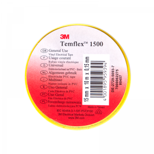 Изолента 3М™ Temflex™ 1500, желто-зеленая