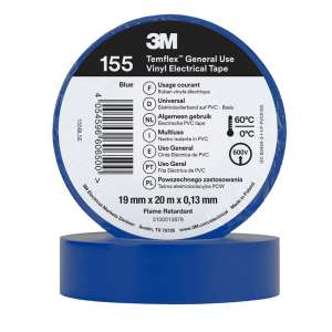 Изолента 3М™ Temflex™ 155, синяя, 20 м