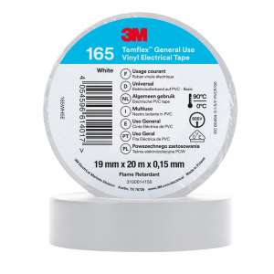 Изолента 3М™ Temflex™ 165, белая, 20 м