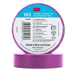 Изолента 3М™ Temflex™ 165, пурпурная, 20 м