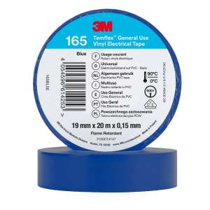 Изолента 3М™ Temflex™ 165, синяя, 20 м