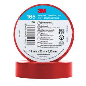 Изолента 3М™ Temflex™ 165, красная, 20 м