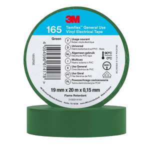 Изолента 3М™ Temflex™ 165, зеленая, 20 м