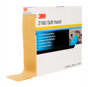 Мягкие рулоны для «сухой» шлифовки 3М™ 216U SOFT HAND, 114мм×25м, 50340, 50339, 50338, 50337, 50335, 50333