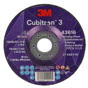 Шлифовальный круг с углубленным центром 43616 3М™ Cubitron™ 3