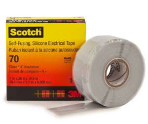 3М™ Scotch® 70 силиконовая изоляционная лента слипающаяся