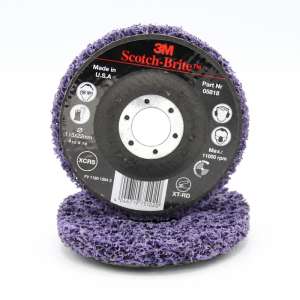 Зачистной круг 3М™ Scotch-Brite™ Clean&Strip™ XT-RD фиолетовый, 115х22 мм, 05818, SXCS
