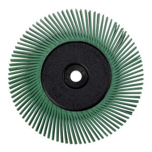 Полимерный круг 3М™ Scotch-Brite™ Bristle BB-ZB, P50, 150х12мм, зеленый, 27605
